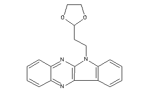 Image of 6-[2-(1,3-dioxolan-2-yl)ethyl]indolo[3,2-b]quinoxaline