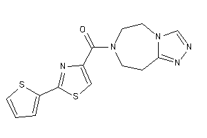 Image of 5,6,8,9-tetrahydro-[1,2,4]triazolo[3,4-g][1,4]diazepin-7-yl-[2-(2-thienyl)thiazol-4-yl]methanone