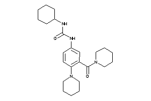 1-cyclohexyl-3-[3-(piperidine-1-carbonyl)-4-piperidino-phenyl]urea