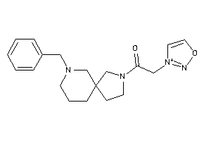 1-(7-benzyl-3,7-diazaspiro[4.5]decan-3-yl)-2-(oxadiazol-3-ium-3-yl)ethanone