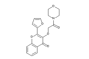 Image of 2-(2-furyl)-3-(2-keto-2-morpholino-ethoxy)chromone