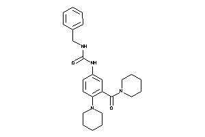 1-benzyl-3-[3-(piperidine-1-carbonyl)-4-piperidino-phenyl]urea