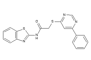 N-(1,3-benzothiazol-2-yl)-2-[(6-phenylpyrimidin-4-yl)thio]acetamide