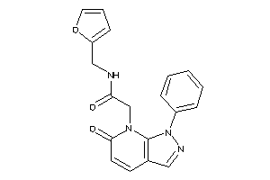 Image of N-(2-furfuryl)-2-(6-keto-1-phenyl-pyrazolo[3,4-b]pyridin-7-yl)acetamide