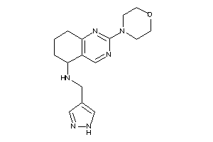 Image of (2-morpholino-5,6,7,8-tetrahydroquinazolin-5-yl)-(1H-pyrazol-4-ylmethyl)amine