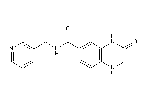 3-keto-N-(3-pyridylmethyl)-2,4-dihydro-1H-quinoxaline-6-carboxamide