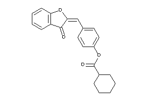 Image of Cyclohexanecarboxylic Acid [4-[(3-ketocoumaran-2-ylidene)methyl]phenyl] Ester