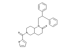 1-(2,2-diphenylethyl)-6-(2-furoyl)-4,4a,5,7,8,8a-hexahydro-3H-1,6-naphthyridin-2-one