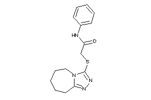 N-phenyl-2-(6,7,8,9-tetrahydro-5H-[1,2,4]triazolo[4,3-a]azepin-3-ylthio)acetamide