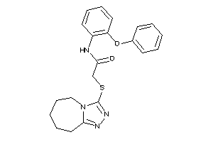 Image of N-(2-phenoxyphenyl)-2-(6,7,8,9-tetrahydro-5H-[1,2,4]triazolo[4,3-a]azepin-3-ylthio)acetamide