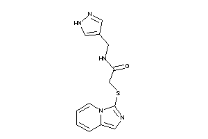 2-(imidazo[1,5-a]pyridin-3-ylthio)-N-(1H-pyrazol-4-ylmethyl)acetamide