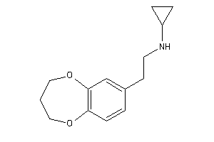 Cyclopropyl-[2-(3,4-dihydro-2H-1,5-benzodioxepin-7-yl)ethyl]amine