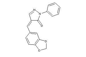2-phenyl-4-piperonylidene-2-pyrazolin-3-one