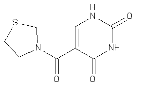 Image of 5-(thiazolidine-3-carbonyl)uracil