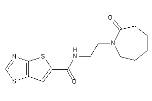 Image of N-[2-(2-ketoazepan-1-yl)ethyl]thieno[2,3-d]thiazole-5-carboxamide