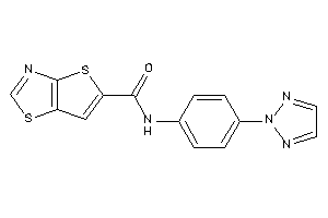 N-[4-(triazol-2-yl)phenyl]thieno[2,3-d]thiazole-5-carboxamide