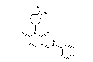 3-(anilinomethylene)-1-(1,1-diketothiolan-3-yl)pyridine-2,6-quinone