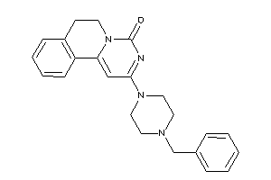 Image of 2-(4-benzylpiperazino)-6,7-dihydropyrimido[6,1-a]isoquinolin-4-one