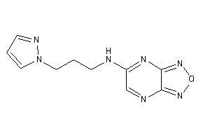 Furazano[3,4-b]pyrazin-6-yl(3-pyrazol-1-ylpropyl)amine