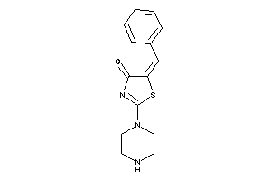 Image of 5-benzal-2-piperazino-2-thiazolin-4-one