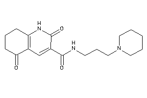 Image of 2,5-diketo-N-(3-piperidinopropyl)-1,6,7,8-tetrahydroquinoline-3-carboxamide