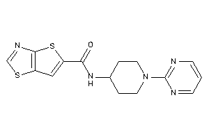 N-[1-(2-pyrimidyl)-4-piperidyl]thieno[2,3-d]thiazole-5-carboxamide
