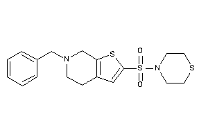 6-benzyl-2-thiomorpholinosulfonyl-5,7-dihydro-4H-thieno[2,3-c]pyridine