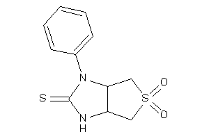 5,5-diketo-3-phenyl-3a,4,6,6a-tetrahydro-1H-thieno[3,4-d]imidazole-2-thione