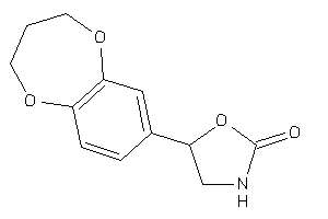 Image of 5-(3,4-dihydro-2H-1,5-benzodioxepin-7-yl)oxazolidin-2-one
