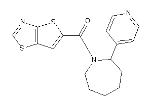 [2-(4-pyridyl)azepan-1-yl]-thieno[2,3-d]thiazol-5-yl-methanone