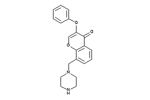 3-phenoxy-8-(piperazinomethyl)chromone