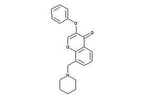 Image of 3-phenoxy-8-(piperidinomethyl)chromone