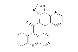 Image of N-[[2-(1,2,4-triazol-1-yl)-3-pyridyl]methyl]-1,2,3,4-tetrahydroacridine-9-carboxamide