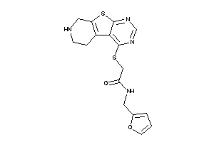 N-(2-furfuryl)-2-(BLAHylthio)acetamide