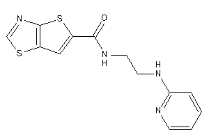 Image of N-[2-(2-pyridylamino)ethyl]thieno[2,3-d]thiazole-5-carboxamide