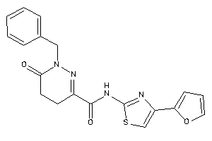 1-benzyl-N-[4-(2-furyl)thiazol-2-yl]-6-keto-4,5-dihydropyridazine-3-carboxamide