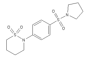 2-(4-pyrrolidinosulfonylphenyl)thiazinane 1,1-dioxide