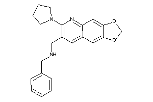 Image of Benzyl-[(6-pyrrolidino-[1,3]dioxolo[4,5-g]quinolin-7-yl)methyl]amine