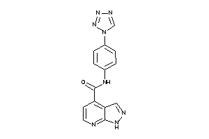 N-[4-(tetrazol-1-yl)phenyl]-1H-pyrazolo[3,4-b]pyridine-4-carboxamide