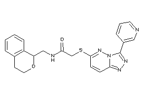 Image of N-(isochroman-1-ylmethyl)-2-[[3-(3-pyridyl)-[1,2,4]triazolo[3,4-f]pyridazin-6-yl]thio]acetamide