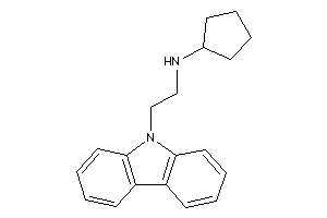 2-carbazol-9-ylethyl(cyclopentyl)amine