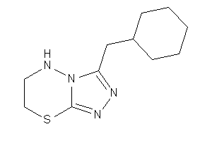 3-(cyclohexylmethyl)-6,7-dihydro-5H-[1,2,4]triazolo[3,4-b][1,3,4]thiadiazine
