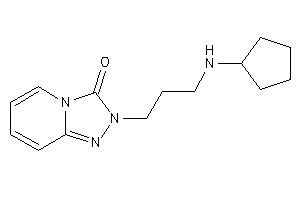 2-[3-(cyclopentylamino)propyl]-[1,2,4]triazolo[4,3-a]pyridin-3-one