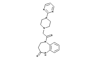 1-[2-[4-(2-pyrimidyl)piperazino]acetyl]-3,5-dihydro-2H-1,5-benzodiazepin-4-one