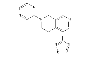 3-(7-pyrazin-2-yl-6,8-dihydro-5H-2,7-naphthyridin-4-yl)-1,2,4-oxadiazole