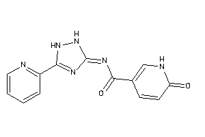 Image of 6-keto-N-[5-(2-pyridyl)-1,2-dihydro-1,2,4-triazol-3-ylidene]-1H-pyridine-3-carboxamide