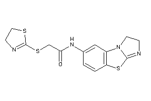 Image of N-(1,2-dihydroimidazo[2,1-b][1,3]benzothiazol-7-yl)-2-(2-thiazolin-2-ylthio)acetamide