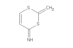 (2-methylene-1,3-dithiin-4-ylidene)amine