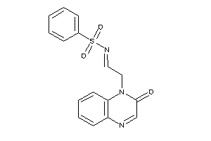 N-[2-(2-ketoquinoxalin-1-yl)ethylidene]benzenesulfonamide