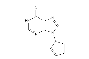 9-cyclopent-2-en-1-ylhypoxanthine